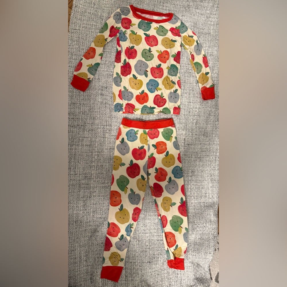 Little Sleepies Apple Pajamas - two piece - 2T